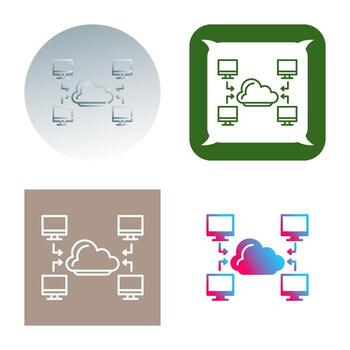 icono de vector de computadora