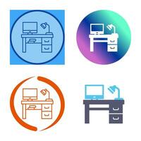 Desk Vector Icon