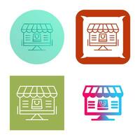 Online Shopping Vector Icon