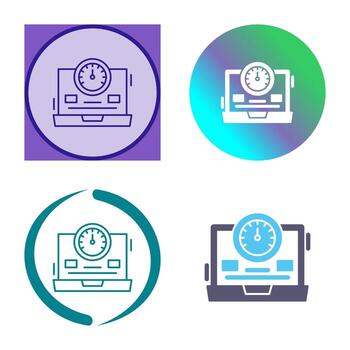 Speedometer Vector Icon