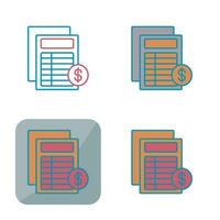 Invoice Vector Icon