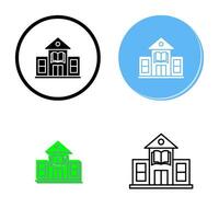 Library Building Vector Icon