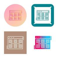 Layout Vector Icon