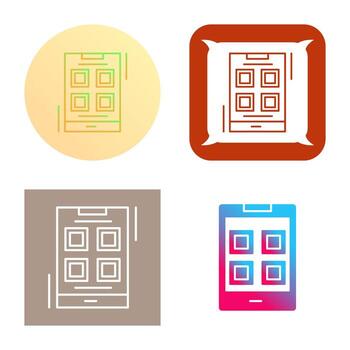 icono de vector de aplicaciones