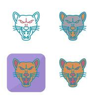 icono de vector de lobo