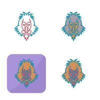 Mandrill Vector Icon