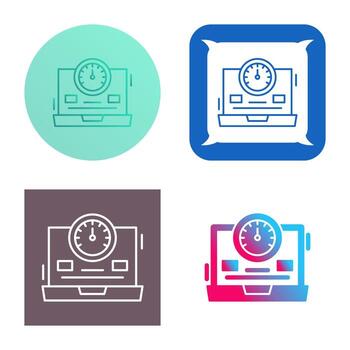 Speedometer Vector Icon