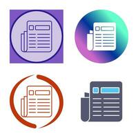 News Paper Vector Icon