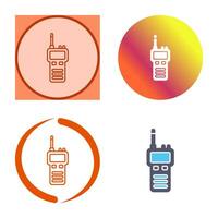 icono de vector de walki talkie