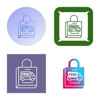 Free Home Delivery Vector Icon