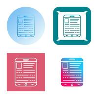 icono de vector de ebook