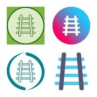 Train Tracks Vector Icon