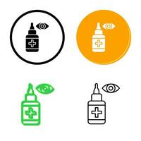 Eye Drop Vector Icon