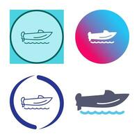 Speed Boat Vector Icon