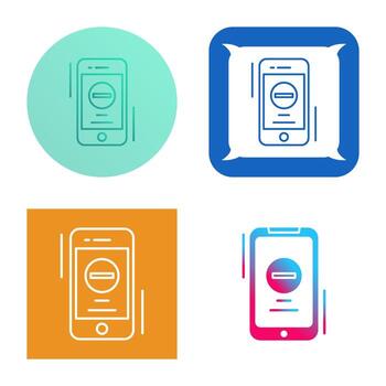 quitar icono de vector