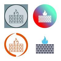 Firewall Vector Icon