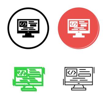 Coding Vector Icon