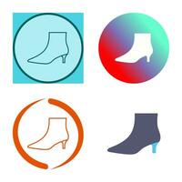 Boots with Heels Vector Icon