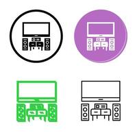 Home Theater Vector Icon