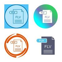 FLV Vector Icon