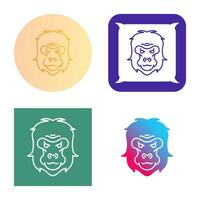 Gorilla Vector Icon