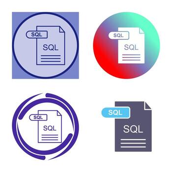 SQL Vector Icon