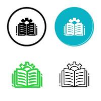 Open Book Vector Icon