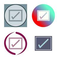 Checkbox Vector Icon