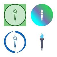 Museum Torch Vector Icon