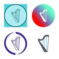 Harp Vector Icon