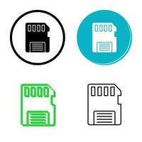 Memory Card Vector Icon