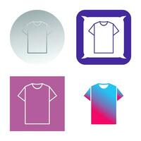 Plain T Shirt Vector Icon