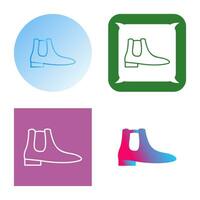 Men's Boots Vector Icon