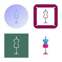 Dress Holder Vector Icon