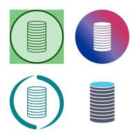 Stack of Coins Vector Icon