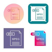 MPEG Vector Icon