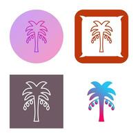 Coconut trees Vector Icon