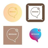 Message Bubbles Vector Icon