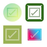 Checkbox Vector Icon