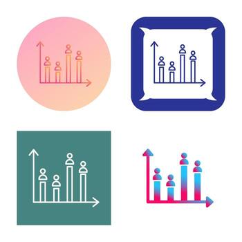 Candidate Graph Vector Icon