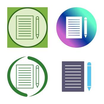 Write Feedback Vector Icon