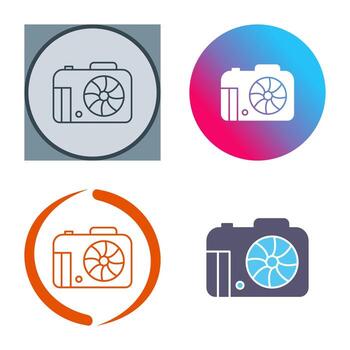 Unique Camera Vector Icon