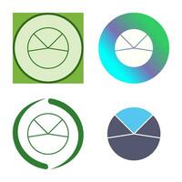 Pie Chart Analysis Vector Icon