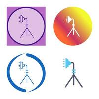 Unique Light Stand Vector Icon