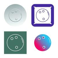 Bowling Ball Vector Icon