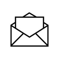 envelope icon vector template