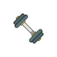 dumbbell icon design vector