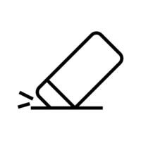 eraser  icon design vector