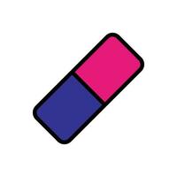 eraser  icon design vector