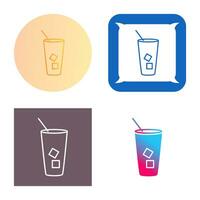 Iced Coffee Vector Icon